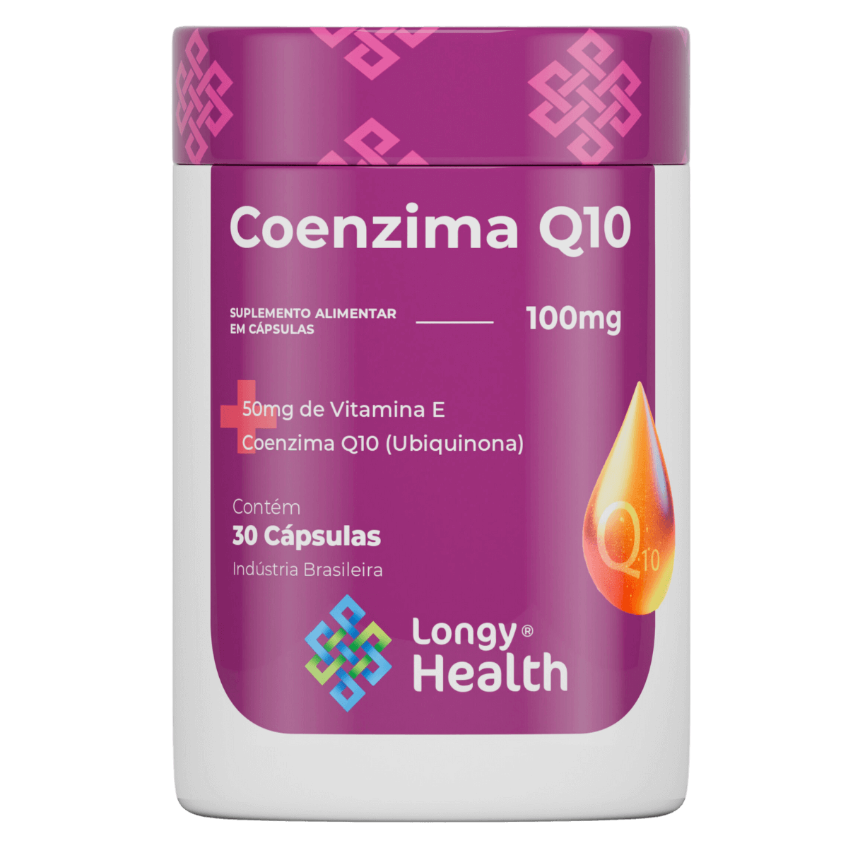 Coenzima Q10 100mg 30 cápsulas - Longy Health