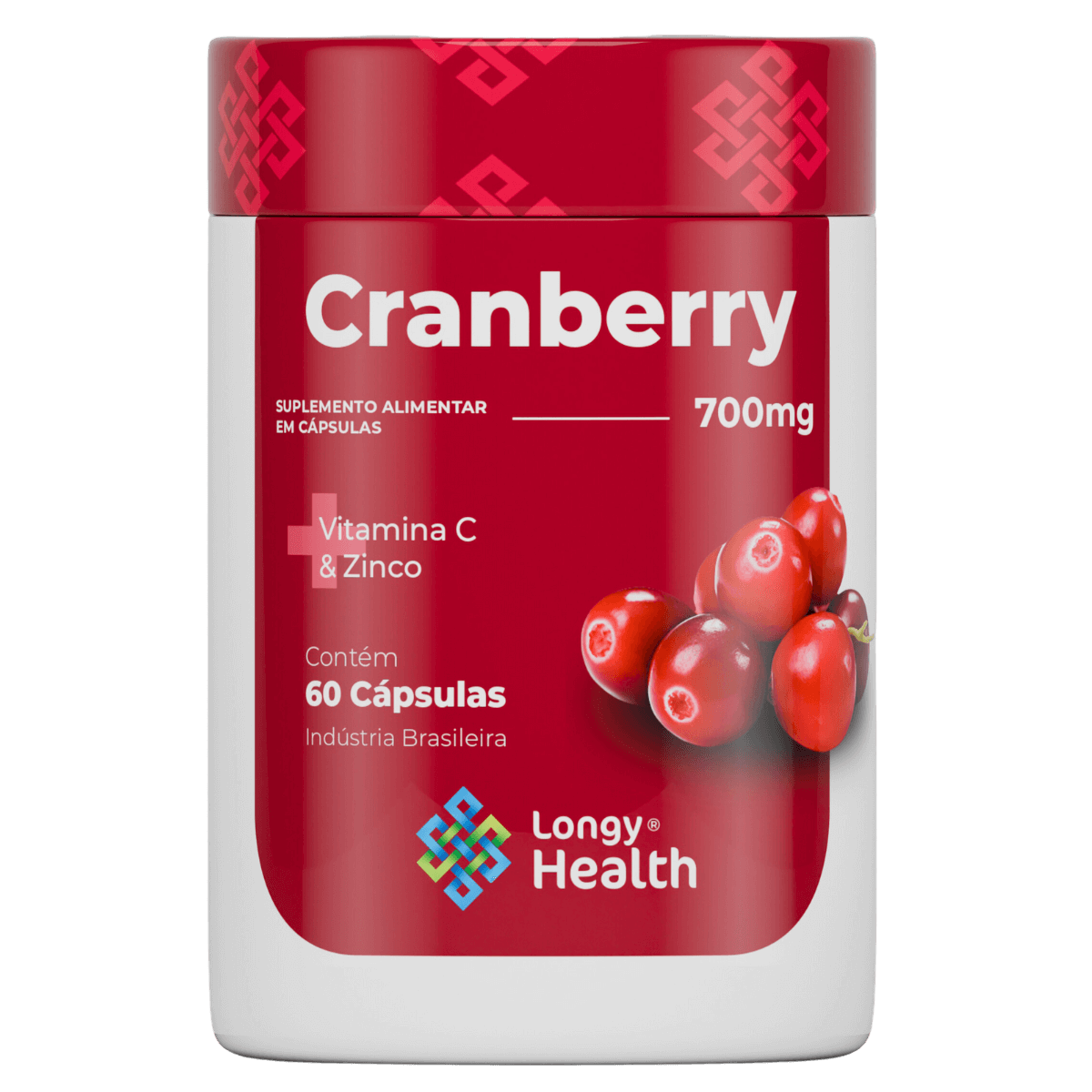 Cranberry 700mg 60 cápsulas - Longy Health