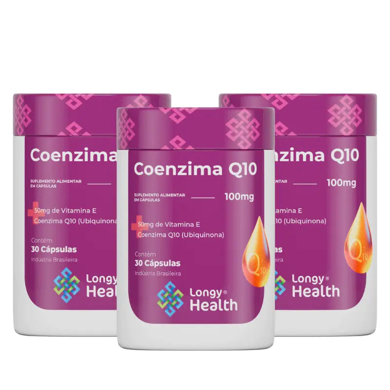 Coenzima Q10 100mg 30 cápsulas - Longy Health