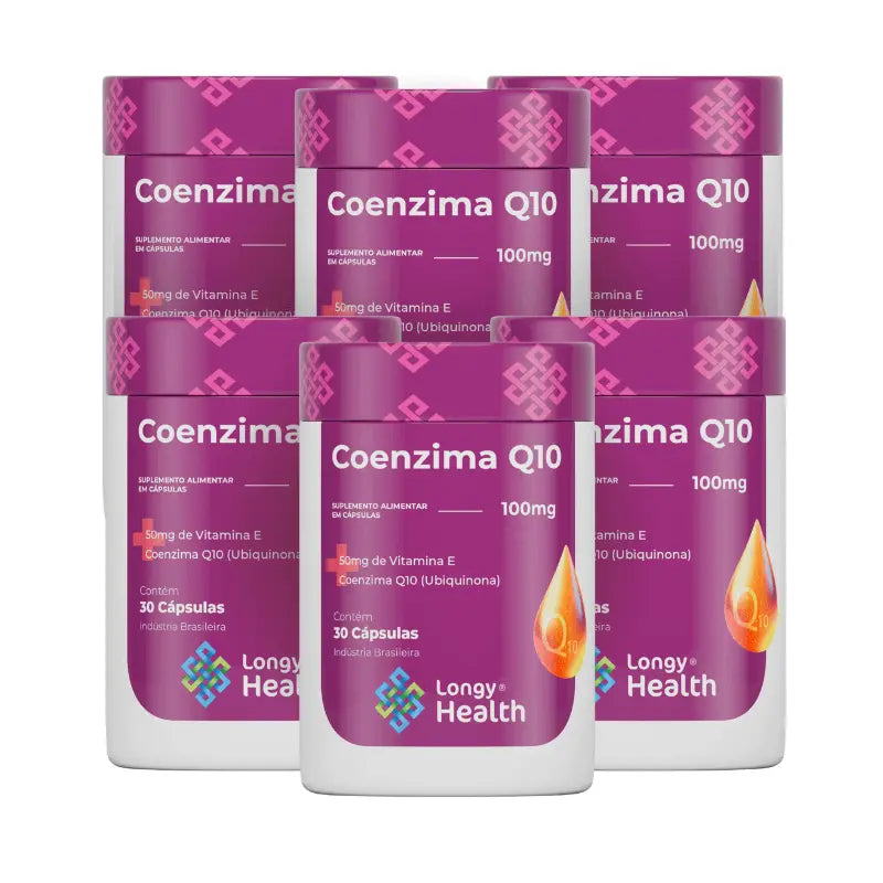 Coenzima Q10 100mg 30 cápsulas - Longy Health